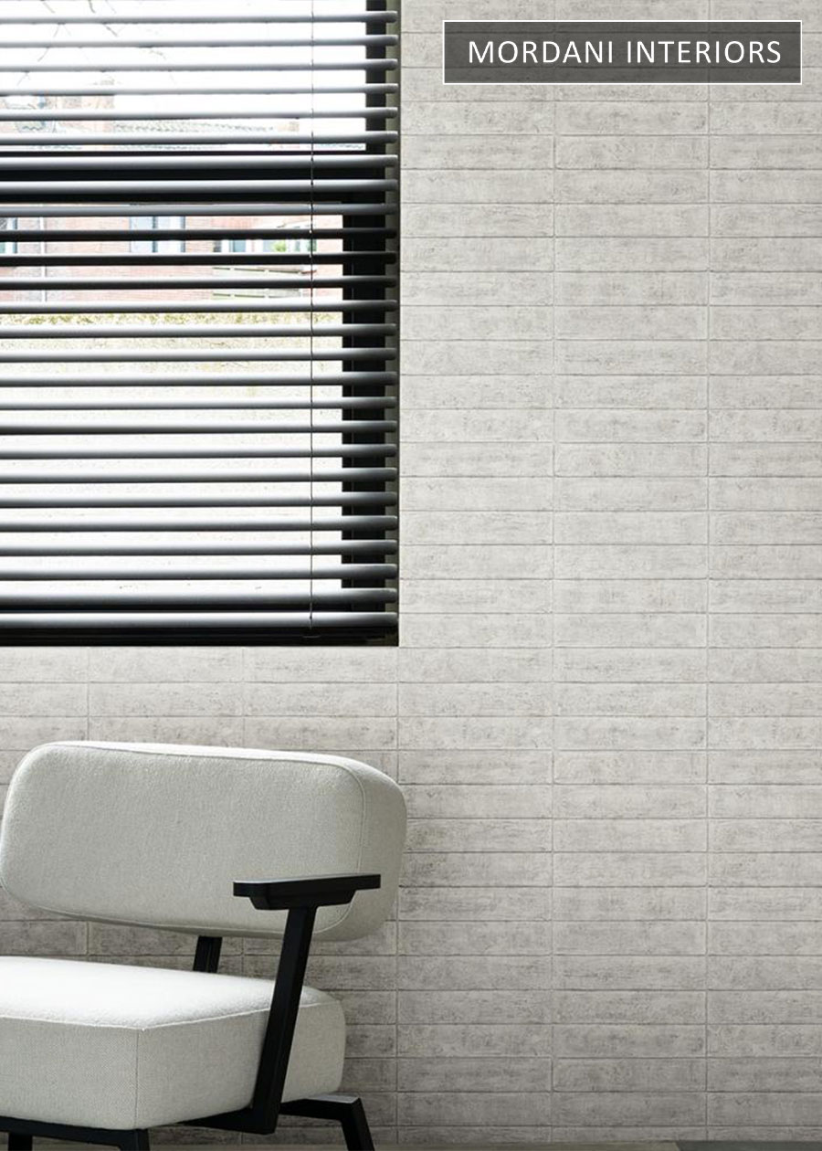 White Stone Brick German Wallcovering